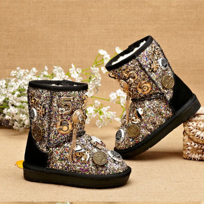 Snow Boot Metal Cottont