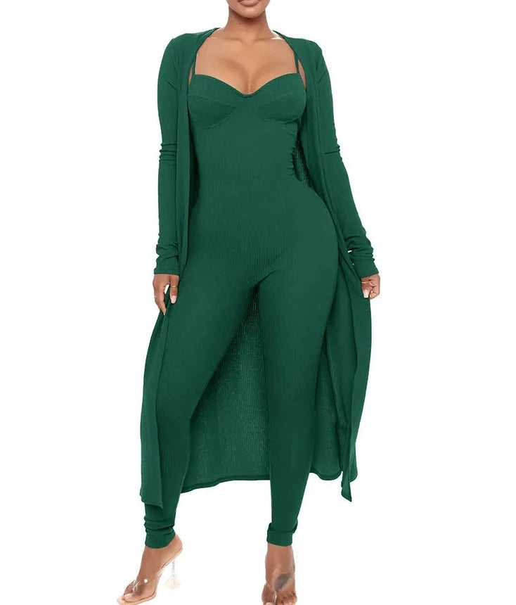Suspenders V-neck Jumpsuit