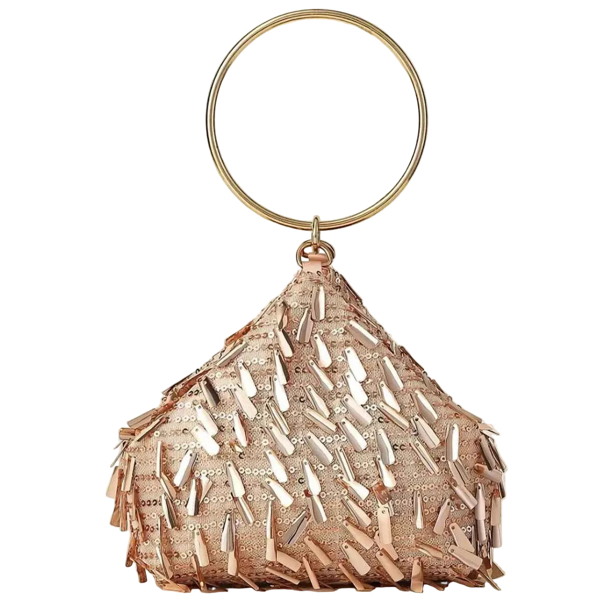 Sequins Tassel Clutch Bag