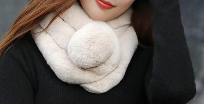 Winter Warmer Soft Fur Scarf Women