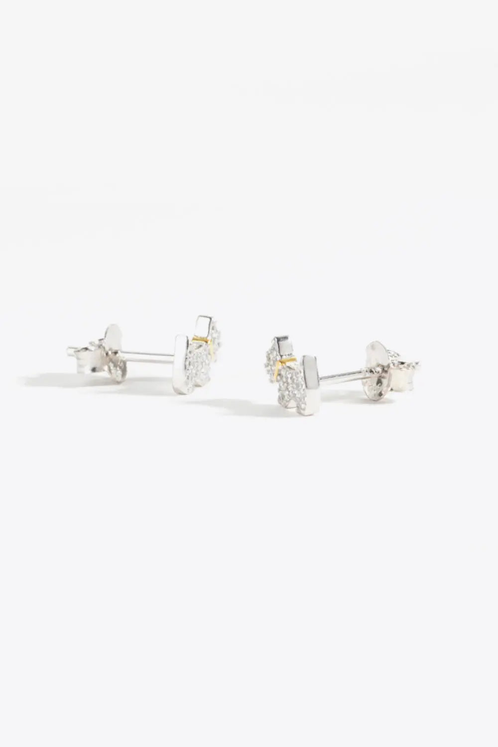 Puppy Zircon 925 Sterling Silver Stud Earrings Trendsi