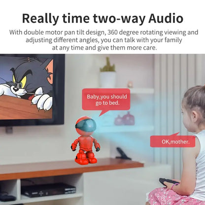 Robot IP Camera Security Camera 360 ° WiFi Wireless 2MP CCTV Camera Smart Home Video Surveillance P2P Pets Baby Monitor
