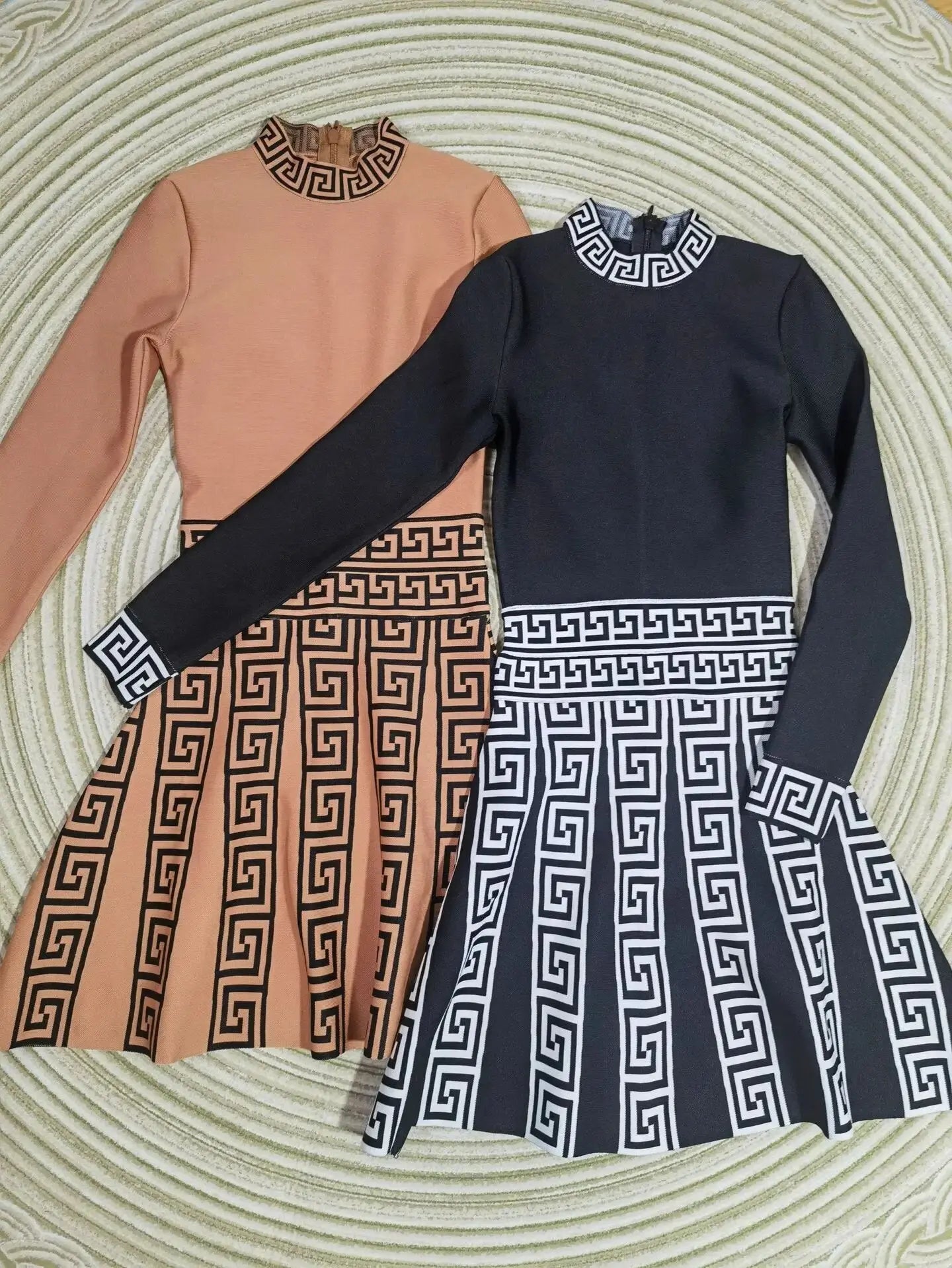 Long Sleeve Bandage Dress - Image #5