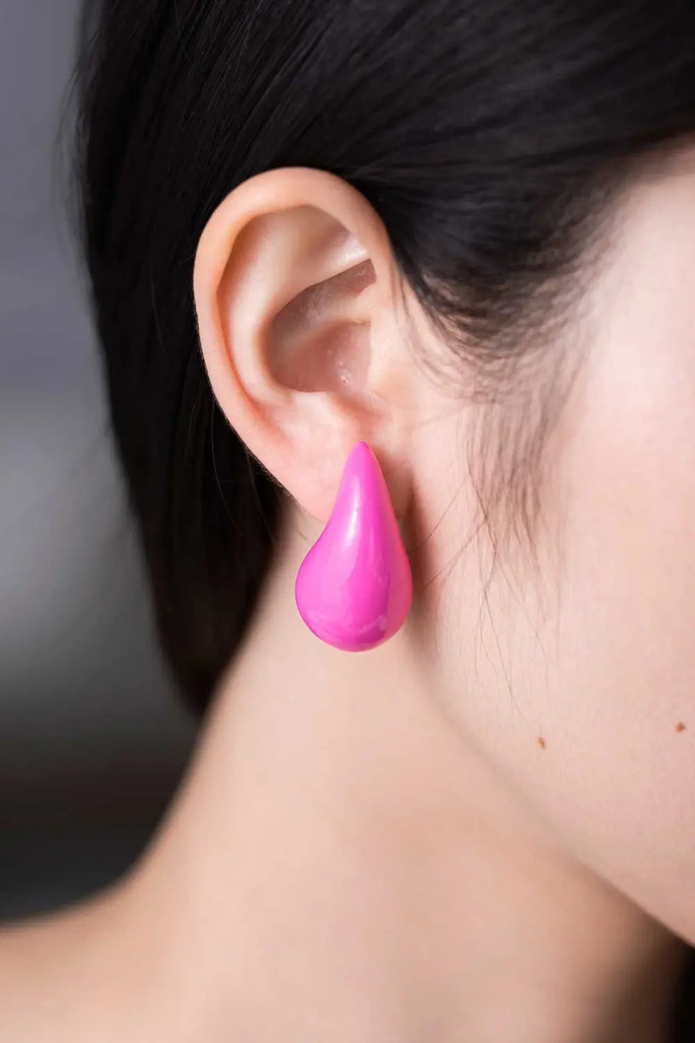 Big Size Water Drop Brass Earrings Trendsi