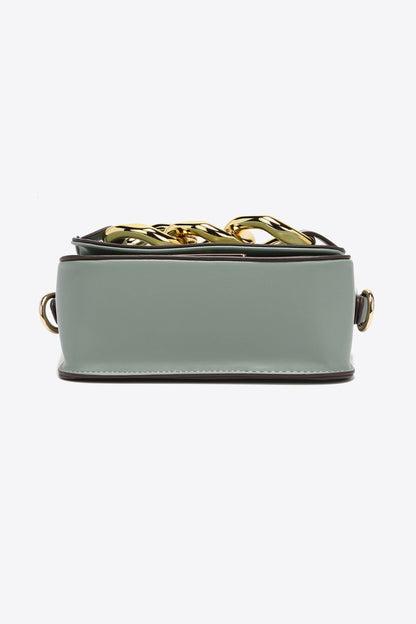 Nicole Lee USA Lexi Chain Detail Crossbody Bag Trendsi