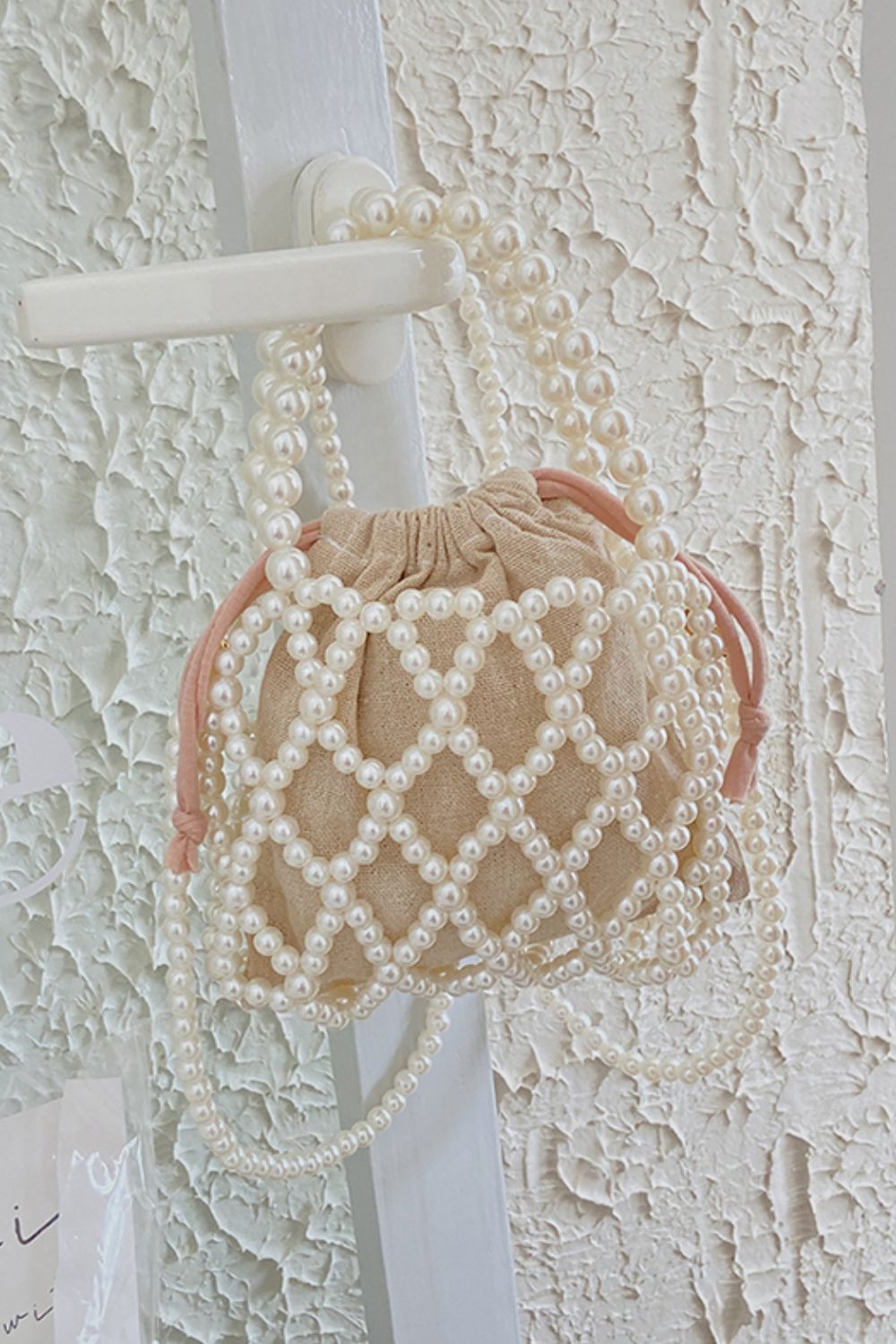 Pearl Polyester Crossbody Bag Trendsi