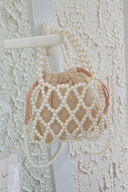 Pearl Polyester Crossbody Bag Trendsi