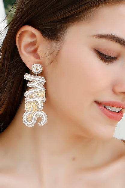 MRS Dangle Earrings Trendsi