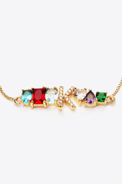 K to T Zircon Bracelet Trendsi