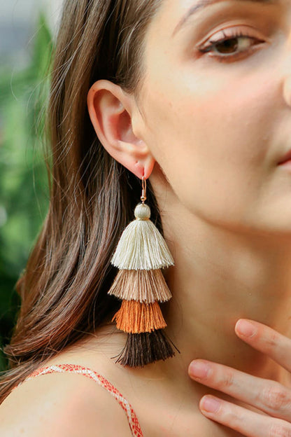 Layered Tassel Earrings Trendsi
