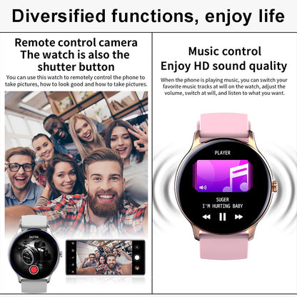 Bluetooth Call Women Smart Watch Men Full Touch Fitness