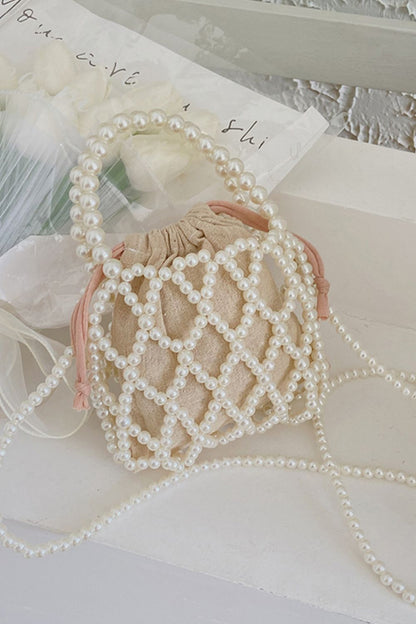 Pearl Polyester Crossbody Bag Trendsi