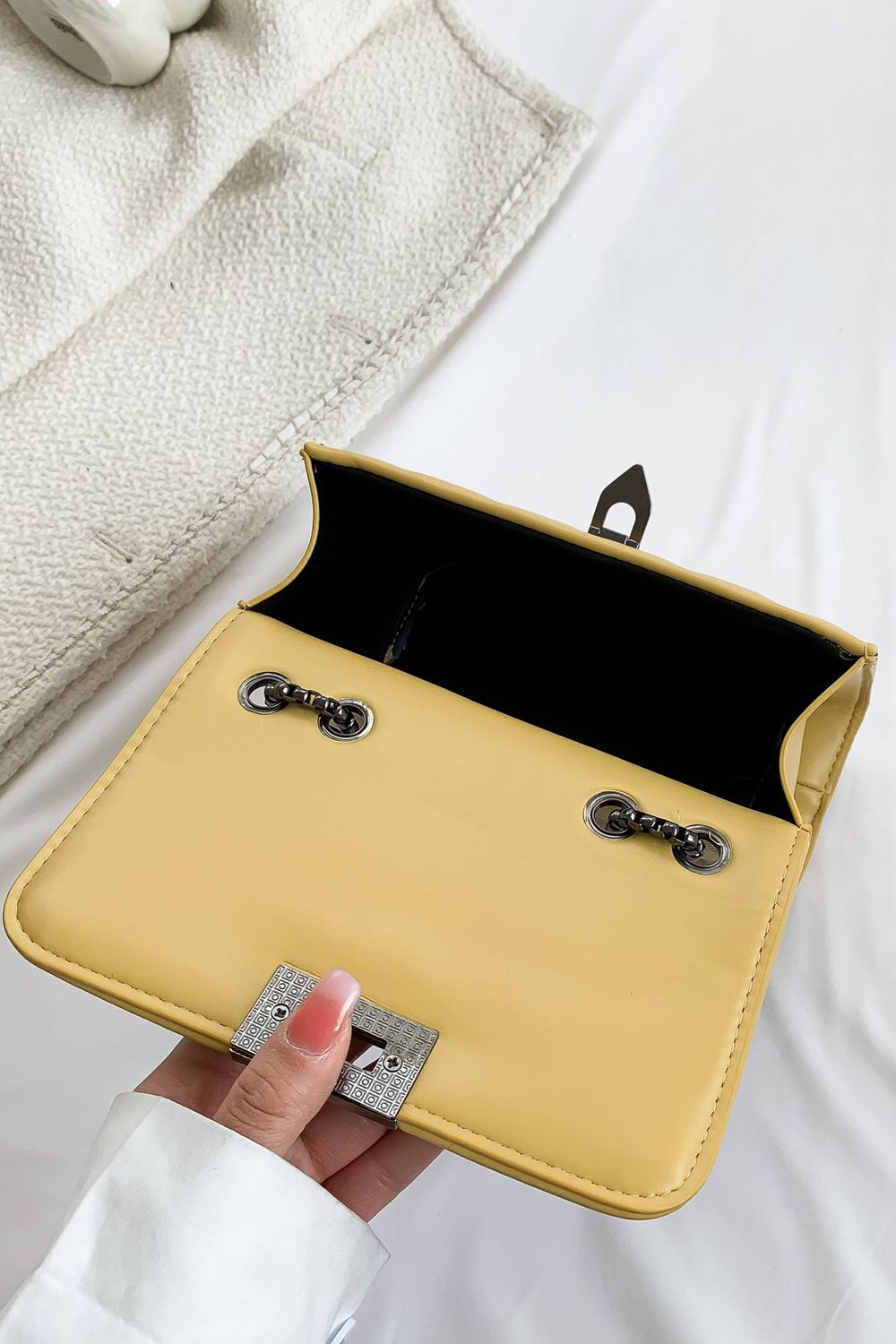 Studded PU Leather Crossbody Bag Trendsi