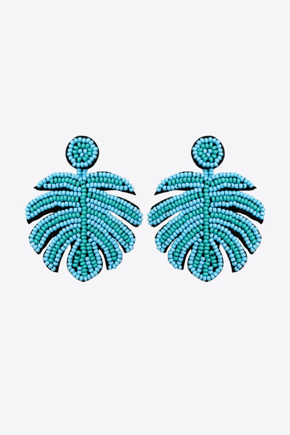 Beaded Banana Leaf Earrings Trendsi