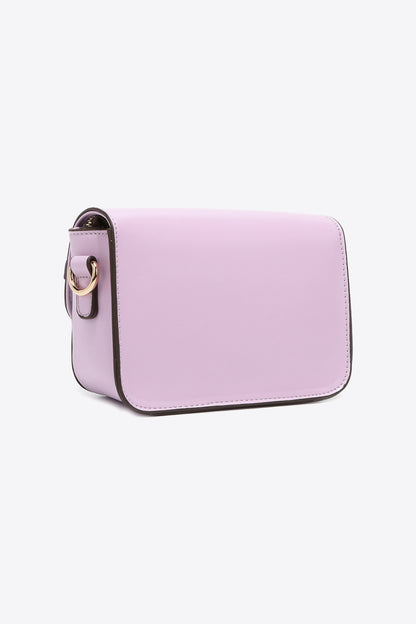 Nicole Lee USA Lexi Chain Detail Crossbody Bag Trendsi