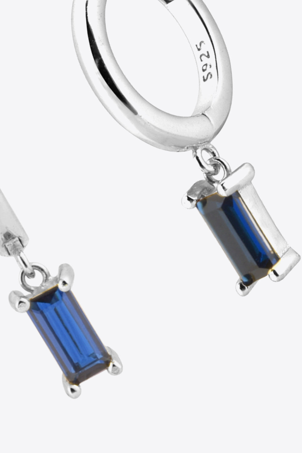 Zircon Huggie Drop Earrings Trendsi