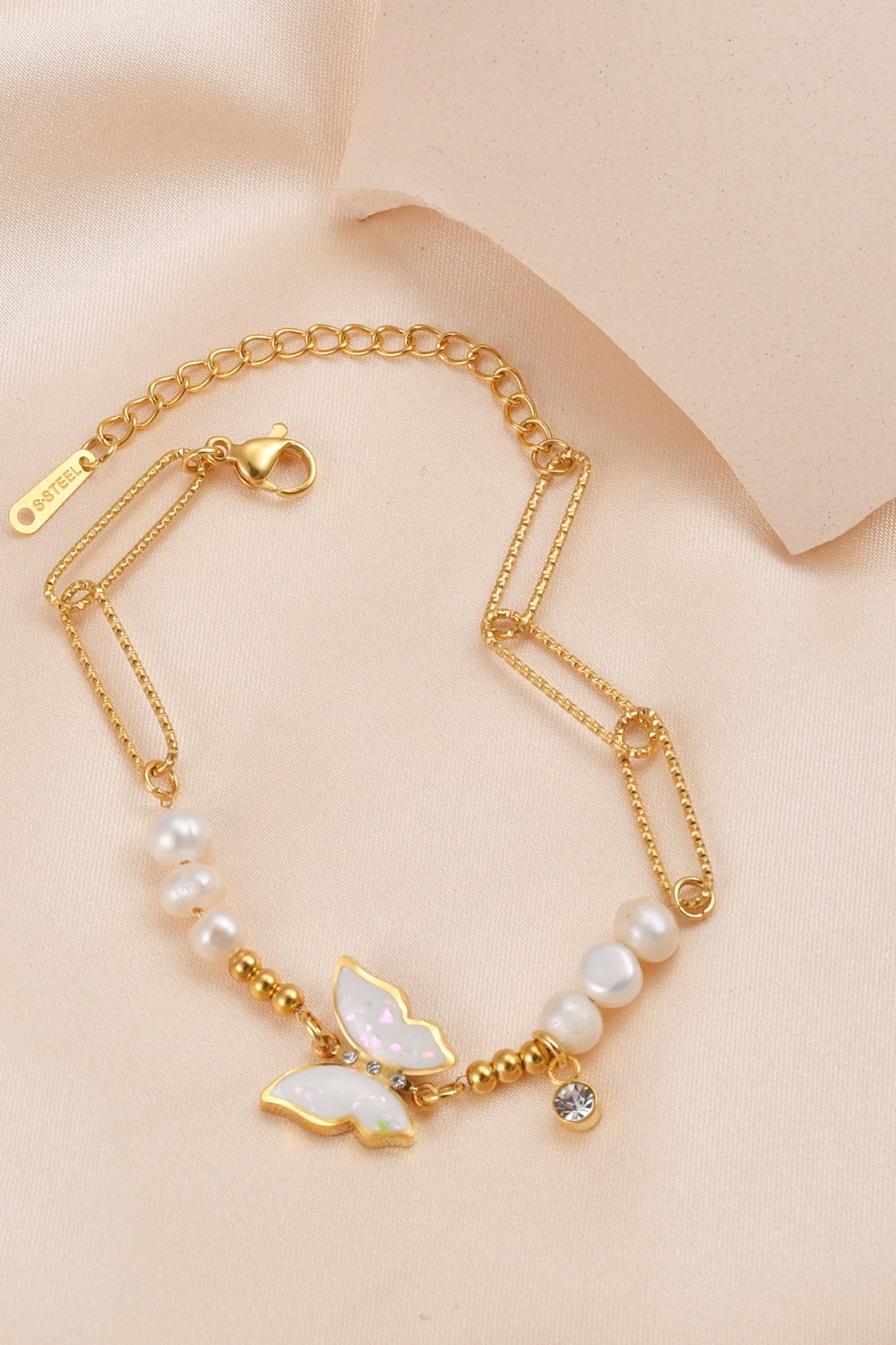 Butterfly Stainless Steel Bracelet Trendsi