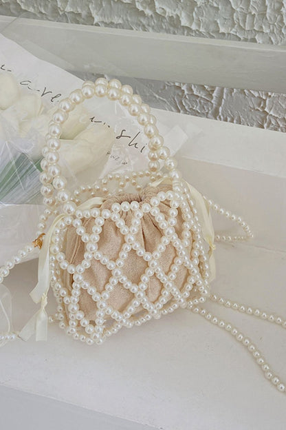 Pearl Polyester Crossbody Bag Trendsi