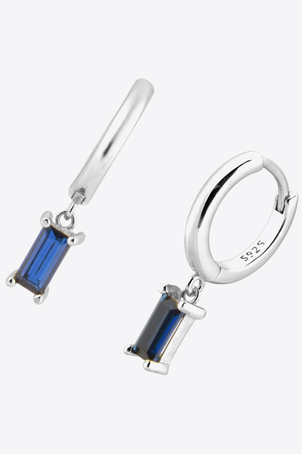 Zircon Huggie Drop Earrings Trendsi