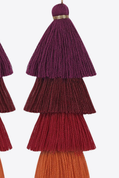 Layered Tassel Earrings Trendsi