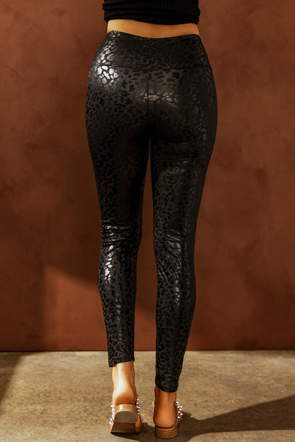 High Waist Slim Fit Long Pants Trendsi