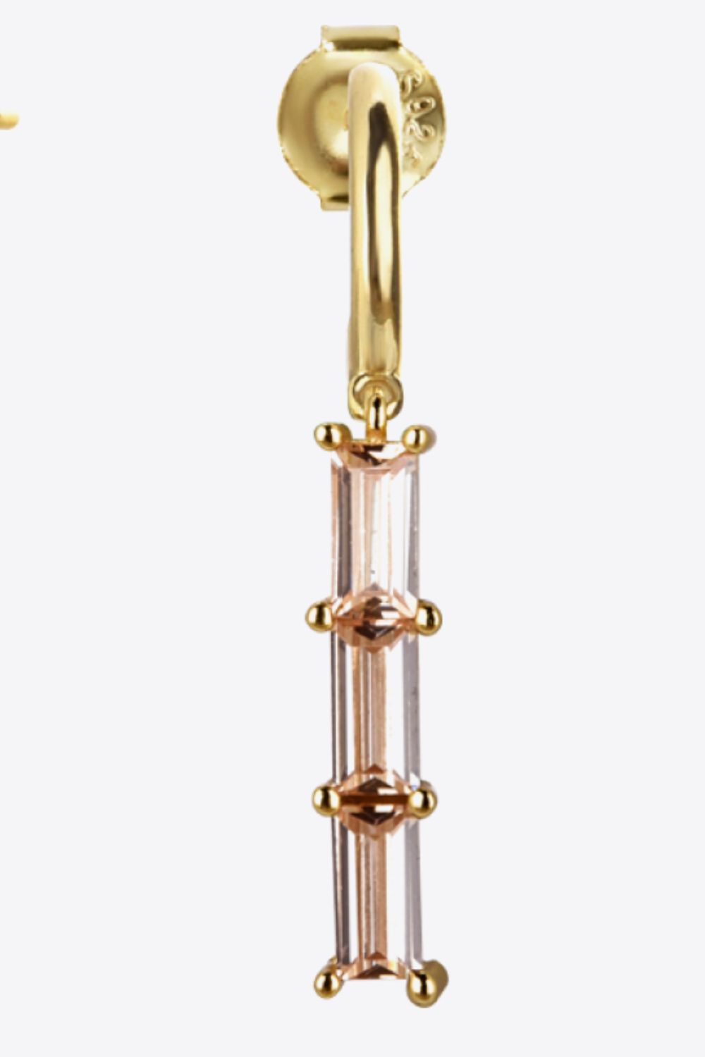 Inlaid Zircon 925 Sterling Silver Earrings Trendsi
