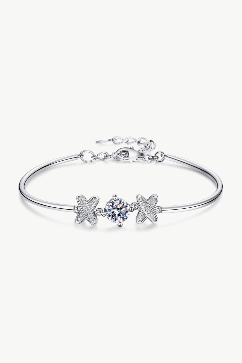 Happy State of Mind 1 Carat Moissanite Bracelet Trendsi