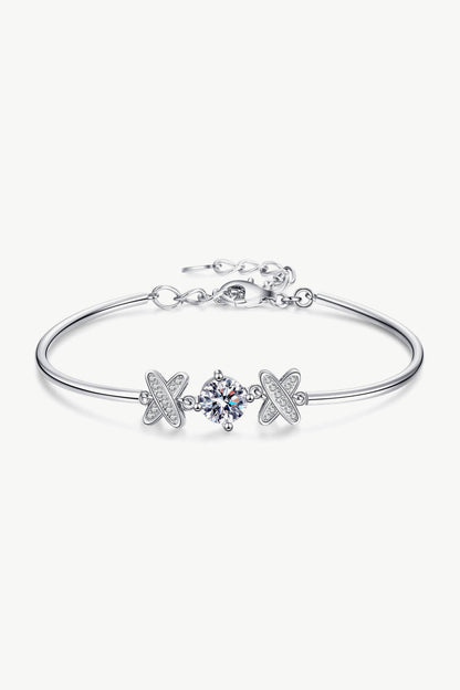 Happy State of Mind 1 Carat Moissanite Bracelet Trendsi
