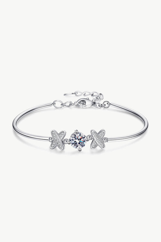 Happy State of Mind 1 Carat Moissanite Bracelet Trendsi