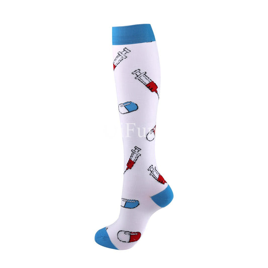 Styles Compression Socks Fit For Medical Edema Diabetes Varicose Veins Socks