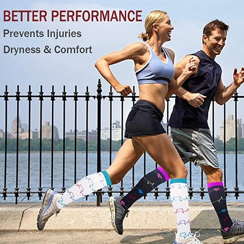 Styles Compression Socks Fit For Medical Edema Diabetes Varicose Veins Socks