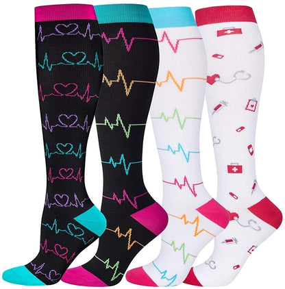 Styles Compression Socks Fit For Medical Edema Diabetes Varicose Veins Socks