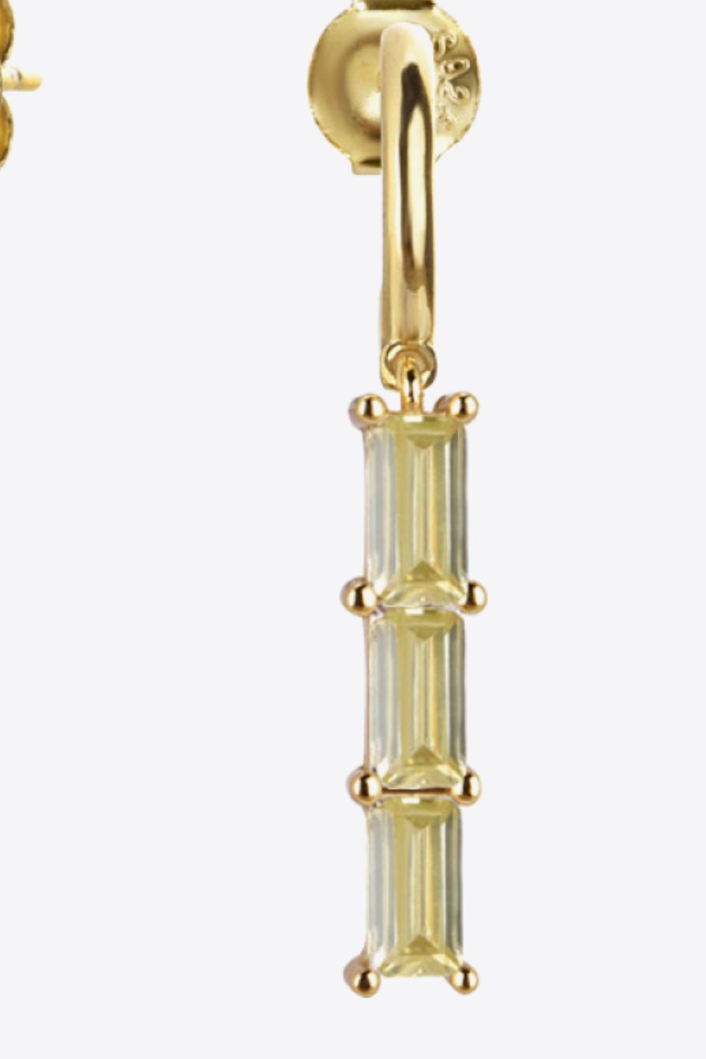 Inlaid Zircon 925 Sterling Silver Earrings Trendsi