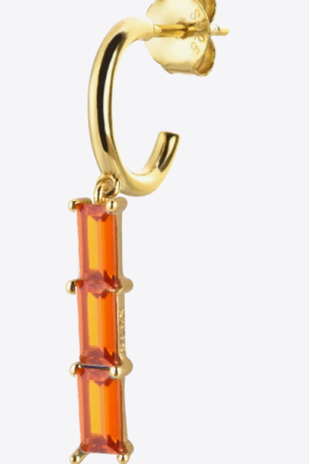 Inlaid Zircon 925 Sterling Silver Earrings Trendsi