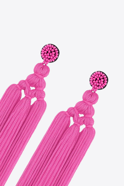 Beaded Tassel Earrings Trendsi