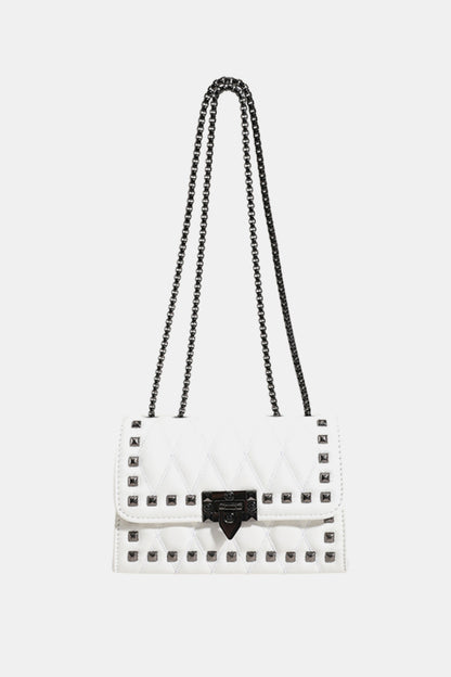 Studded PU Leather Crossbody Bag Trendsi