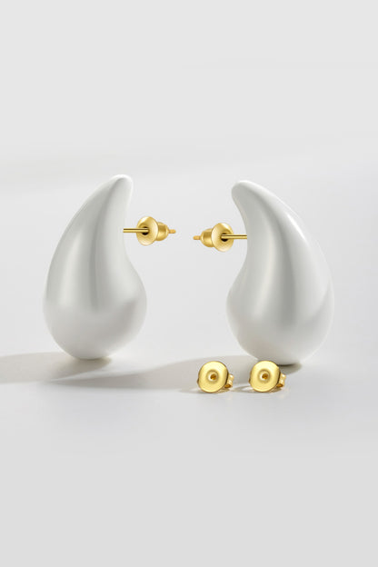 Big Size Water Drop Brass Earrings Trendsi