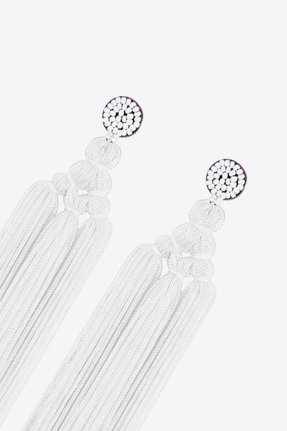 Beaded Tassel Earrings Trendsi