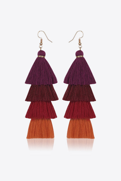 Layered Tassel Earrings Trendsi