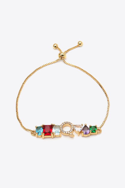 K to T Zircon Bracelet Trendsi