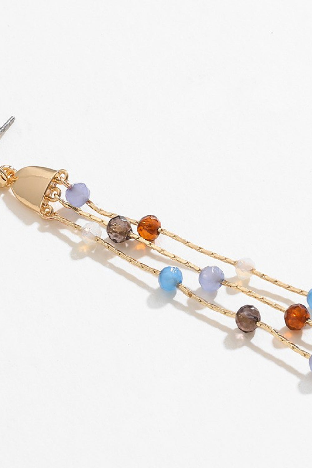 Beaded Long Chain Earrings Trendsi