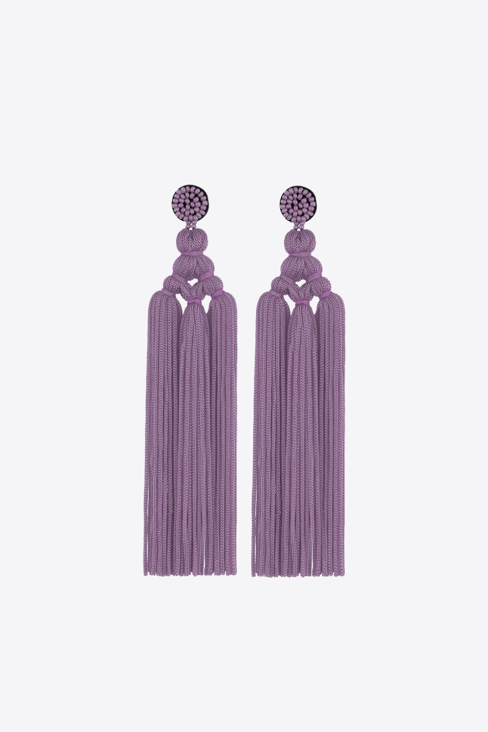Beaded Tassel Earrings Trendsi