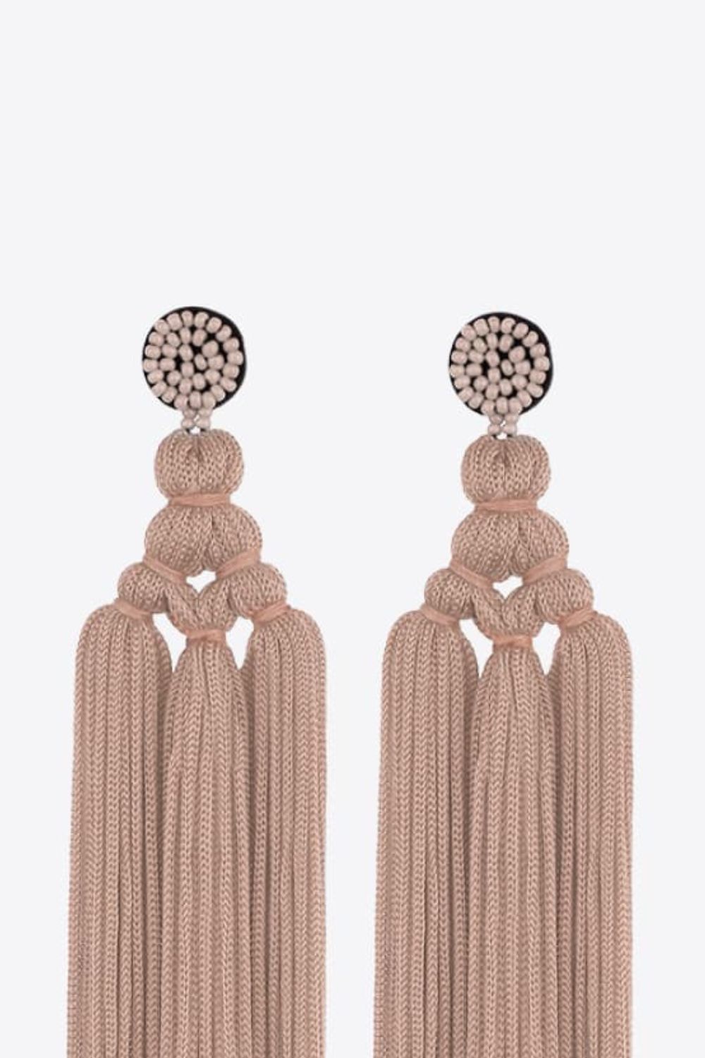 Beaded Tassel Earrings Trendsi