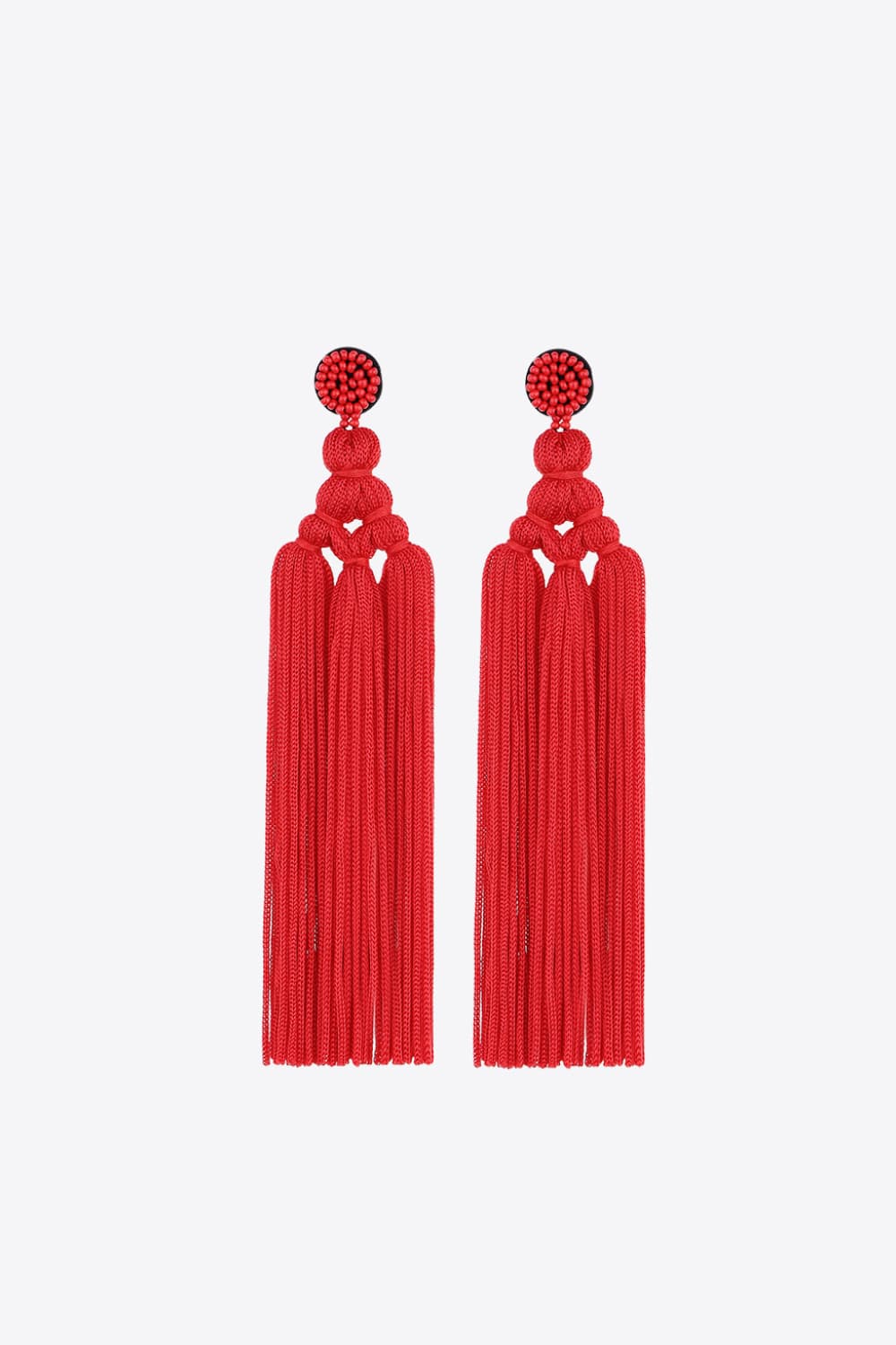 Beaded Tassel Earrings Trendsi