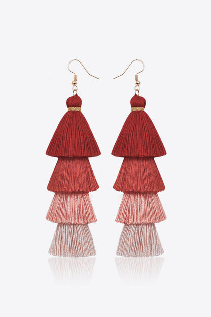 Layered Tassel Earrings Trendsi