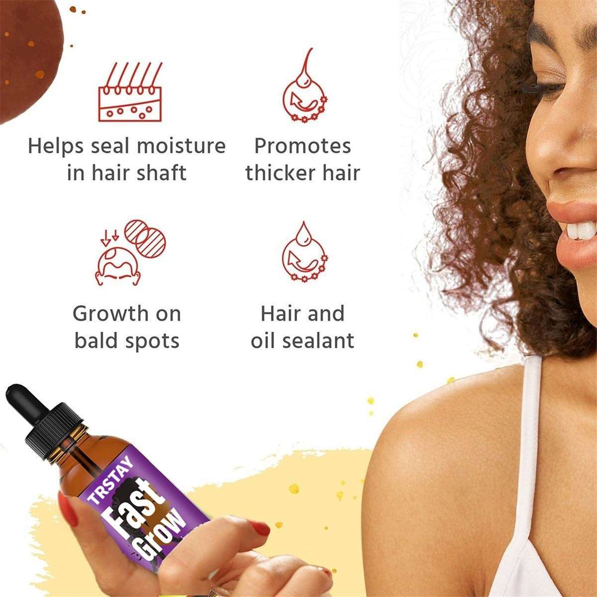 Anti Alopecia Oil Hair Growth Essential Oils Essence Anti-Hair Loss Hair