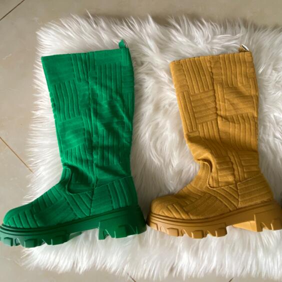 Autumn/Winter Luxury new women thick-soled thick-heeled warm boots women's towel cotton boots motorcycle boots Chelsea boots