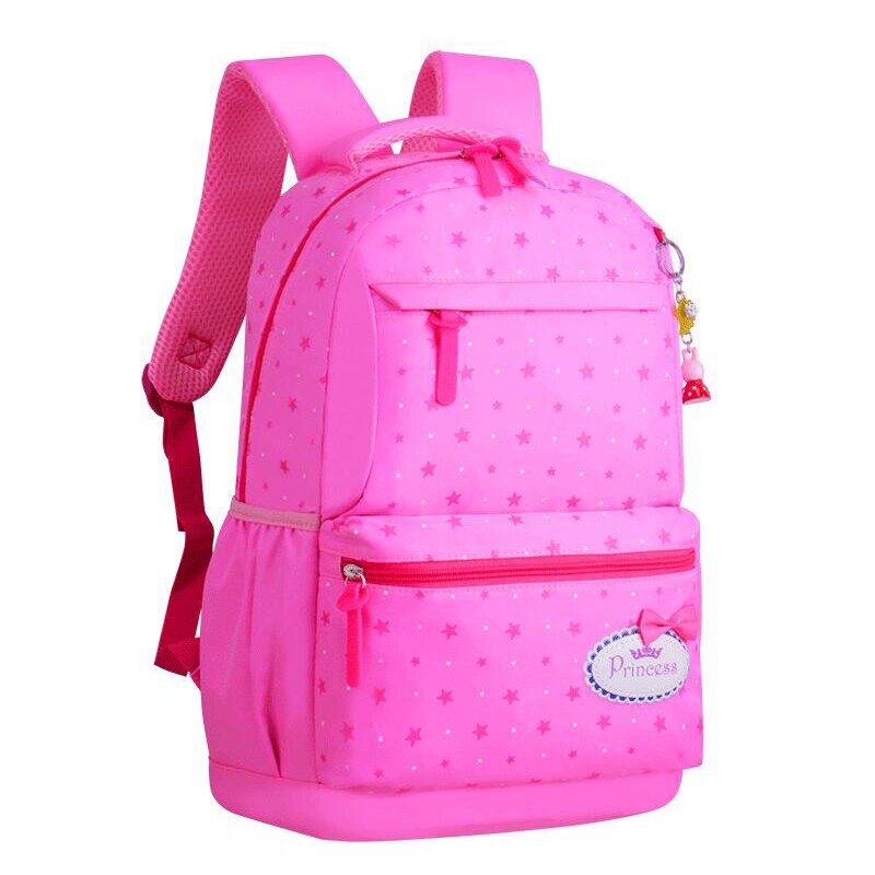 Girls Kids School Bags 3 Pcs/Set Schoolbag Large Capacity Dot Printing School