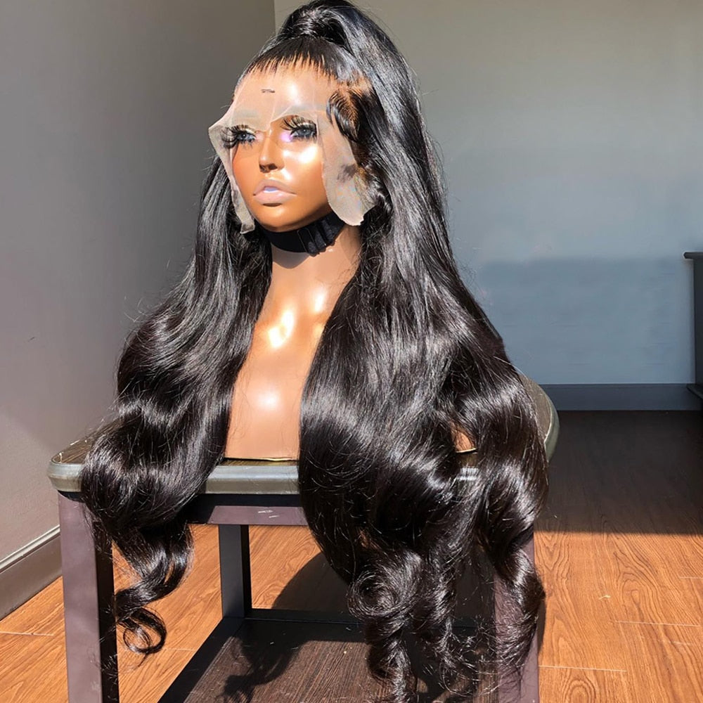 Human Hair Pre Plucked 13x6 Lace Frontal Wig Brazilian