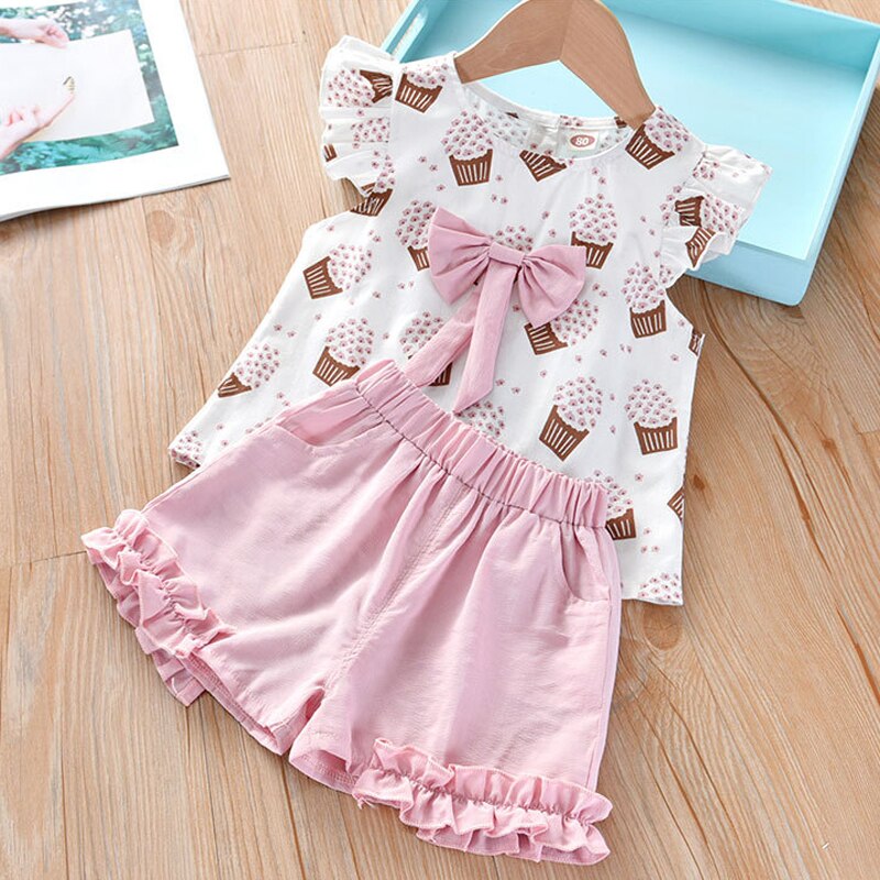 Toddler Girls Clothes 2Pcs Outfits Kids Clothing For Girls Tracksuit Suit
